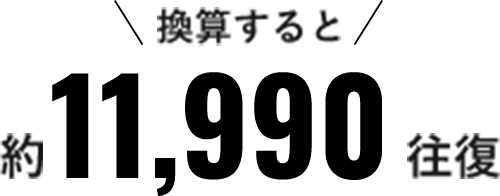 約11,990往復